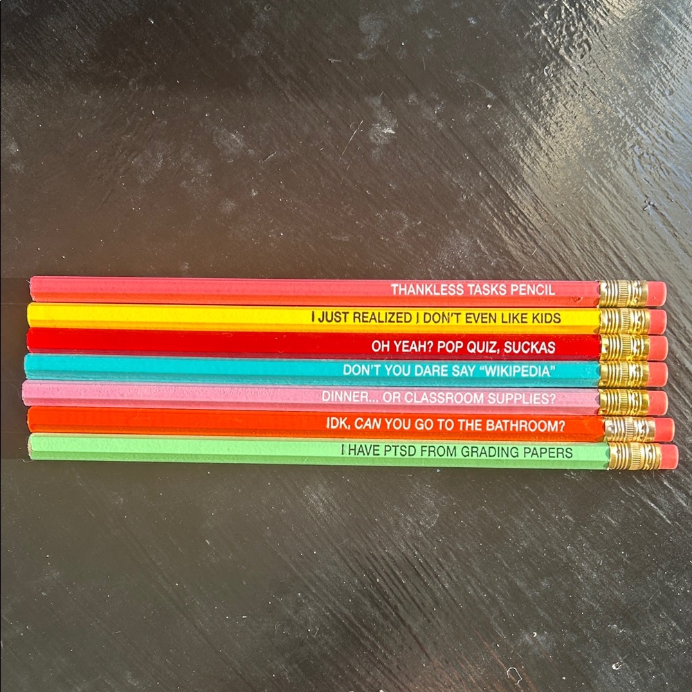 Colorful Humorous Pencils Set